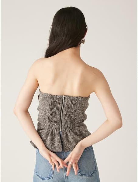 新品　ツイストタックドレープビスチェ　ブラック　リリーブラウン リリーブラウン LILY BROWN ツイストタックドレープビスチェ